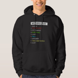 Pferd mein perfekter Tag Hoodie
