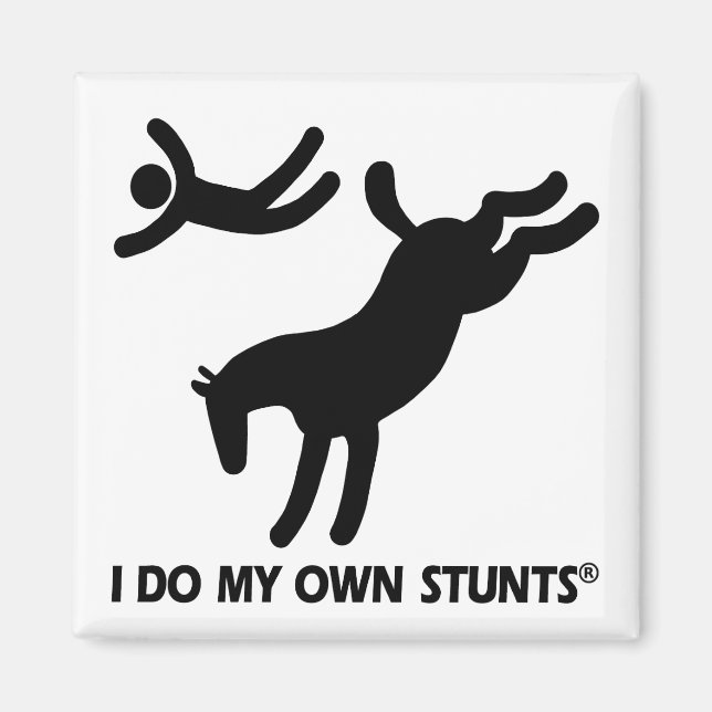 Pferd meine eigenen Stunts Magnet (Vorne)