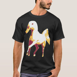 Pferd mit Duck Aquarellfarben Labrador Aquarellfar T-Shirt