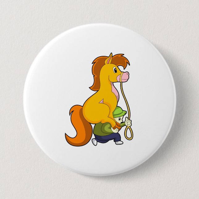 Pferd mit Junge.PNG Button (Vorderseite)