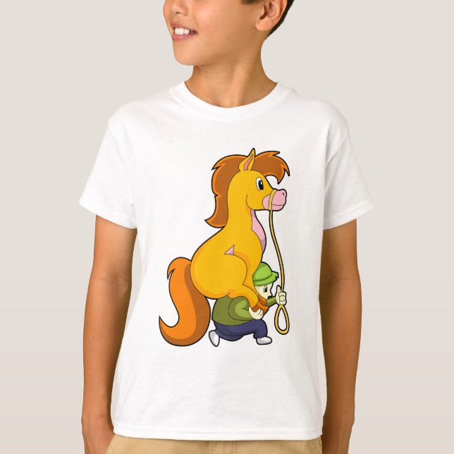 Pferd mit Junge.PNG T-Shirt (Vorderseite)