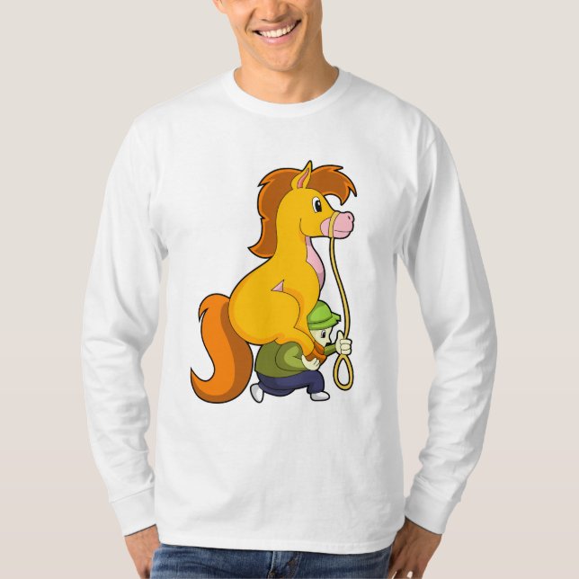 Pferd mit Junge.PNG T-Shirt (Vorderseite)