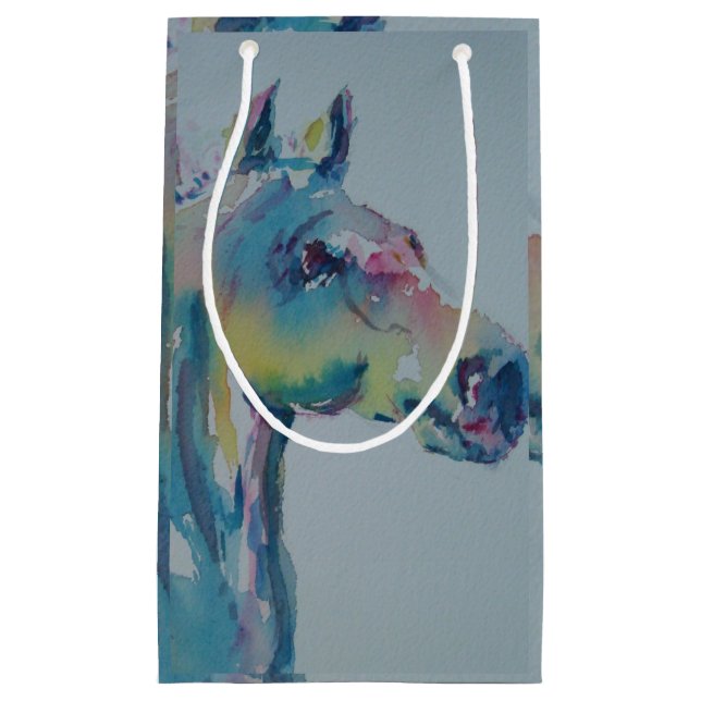 Pferd mit vielen Farben Kleine Geschenktüte (Vorderseite)