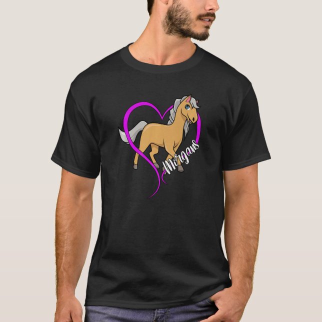 Pferd Morgan T-Shirt (Vorderseite)