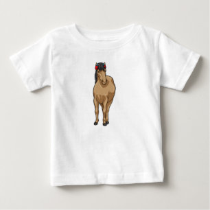 Pferd Musik Kopfhörer Baby T-shirt