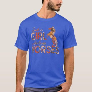 Pferd Nur ein Mädchen, das Pferde Lieben T-Shirt