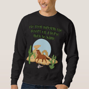 Pferd Ohne Namen Herren Dunkles Sweatshirt