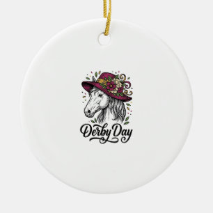 Pferd Papa Vintage Western Cowboy Reiter Shirt Des Keramik Ornament