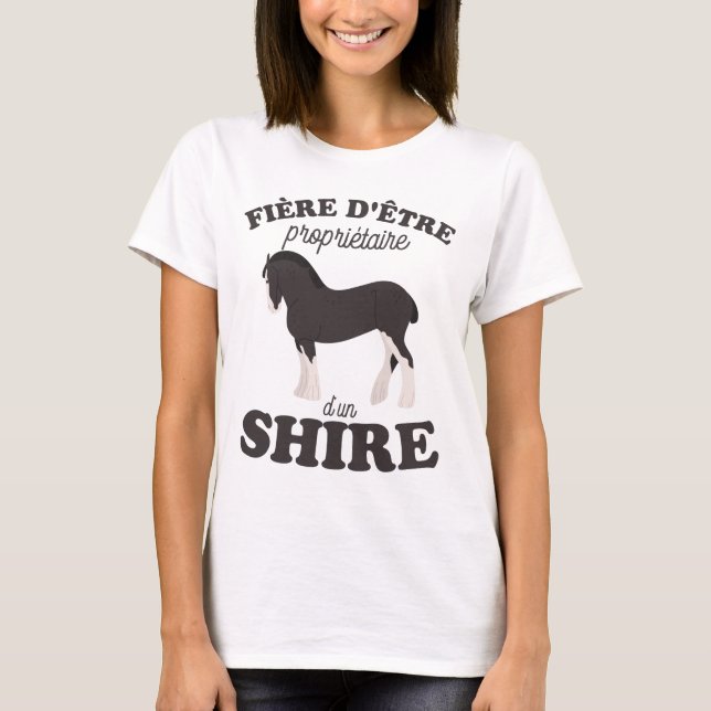 Pferd Percheron 2 T-Shirt (Vorderseite)