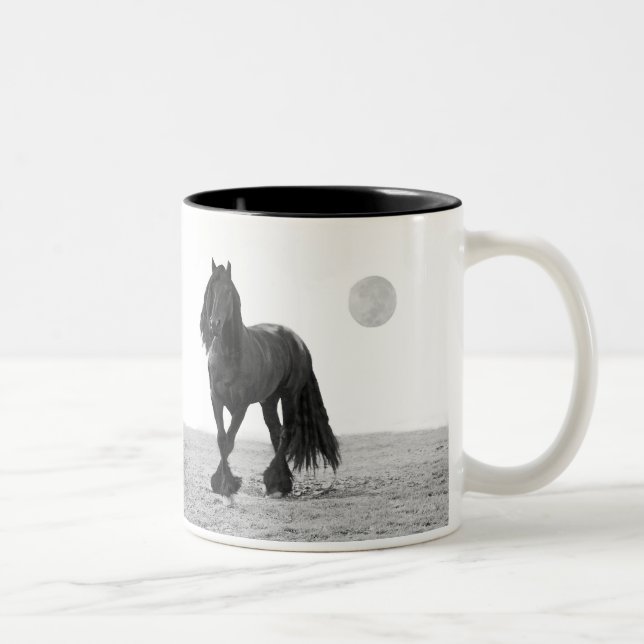 Pferd perfekt zweifarbige tasse (Rechts)