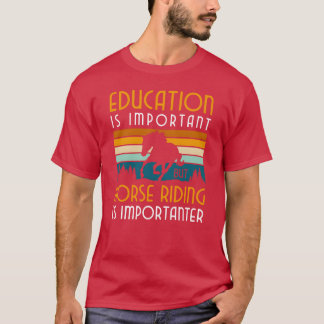 Pferd Pferd Mädchen Dressur Freunde T-Shirt