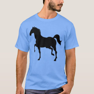 Pferd Pferderücken Pferdebesitzer Rodeo Wildes Mäd T-Shirt