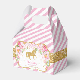Pferd Pink Floral Gold Glitzer Geburtstag Vielen D Geschenkschachtel