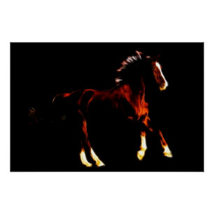 Pferd Poster