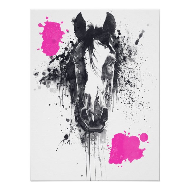 Pferd Poster (Vorderseite)