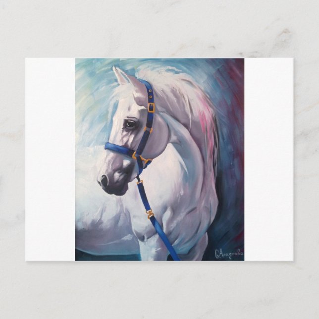 Pferd Postkarte (Vorderseite)