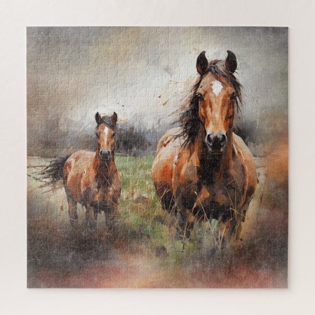 Pferd Puzzle (Vertikal)