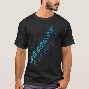 Pferd Reitsport Hufeisen Fußabdruck Humanbiologie T-Shirt