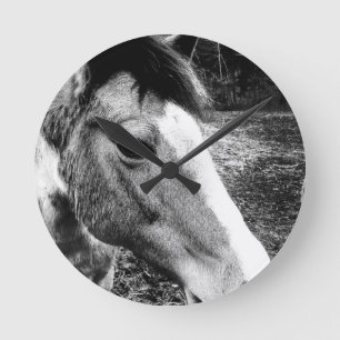 Pferd Runde Wanduhr