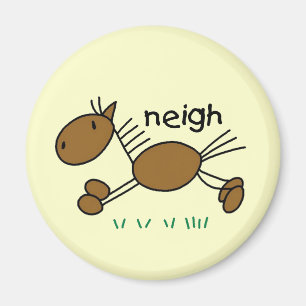 Pferd sagt Neigh T-Shirts und Geschenke Magnet