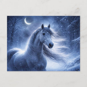 Pferd Schnee Weihnachten Nacht Yule