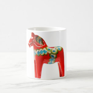 Pferd Schwedens Dala Tasse