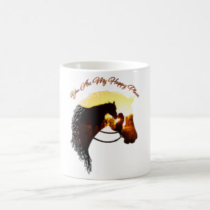 Pferd Sie sind mein glücklicher Ort Pferd Lover We Kaffeetasse
