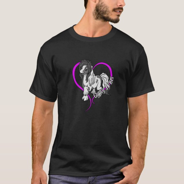 Pferd Sinti und Roma Vanner T-Shirt (Vorderseite)