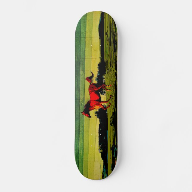 Pferd Skateboard (Vorderseite)