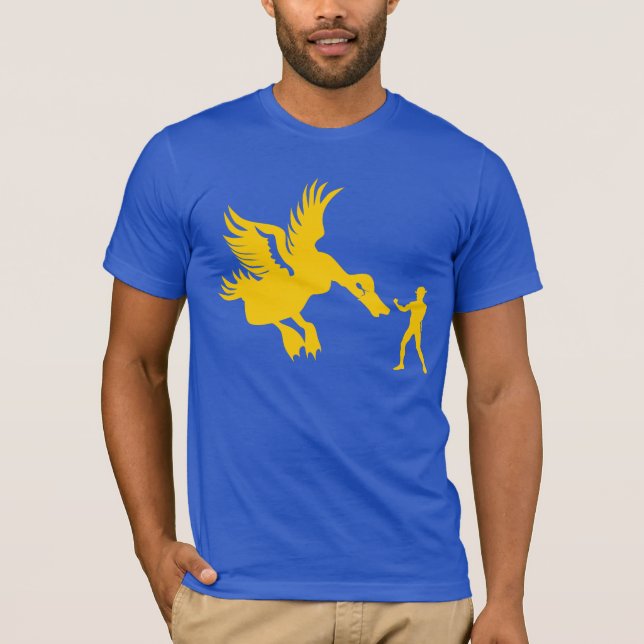 Pferd sortierte Ente T-Shirt (Vorderseite)