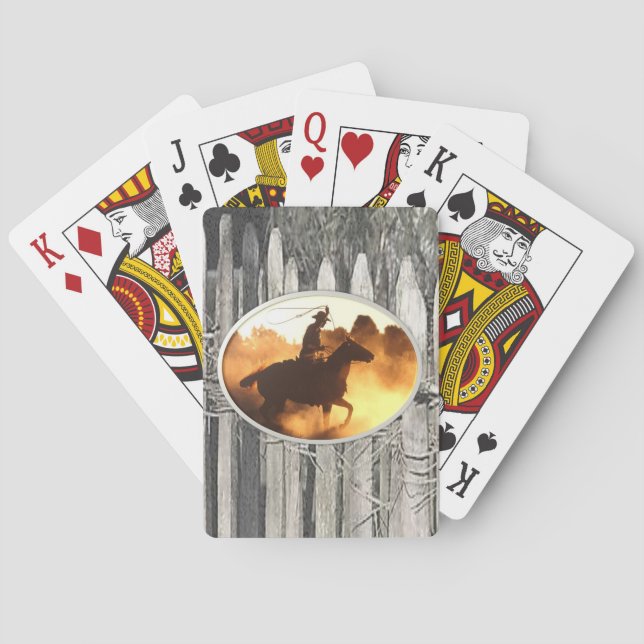 Pferd Spielkarten Deck (Rückseite)