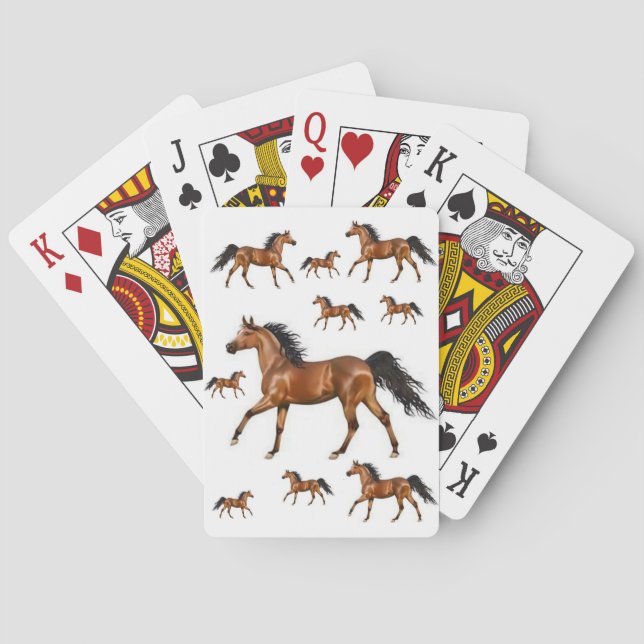 Pferd Spielkarten-Deck Spielkarten (Rückseite)