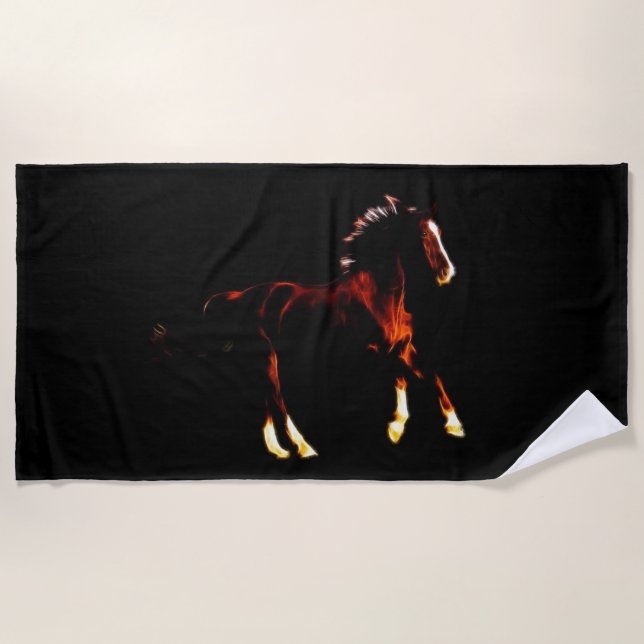 Pferd Strandtuch (Vorderseite)