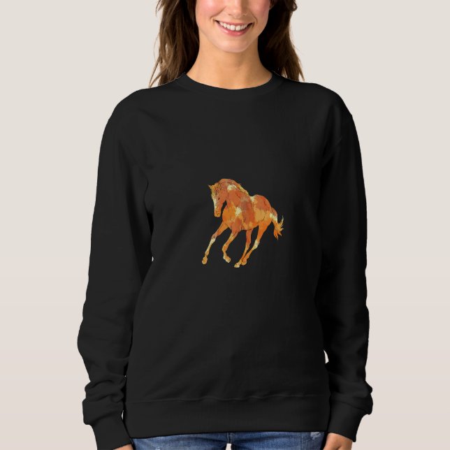 Pferd Sweatshirt (Vorderseite)