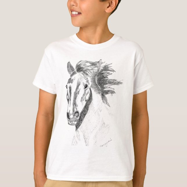 Pferd T-Shirt (Vorderseite)