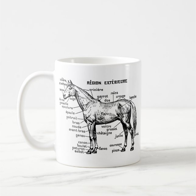 Pferd Tasse (Links)