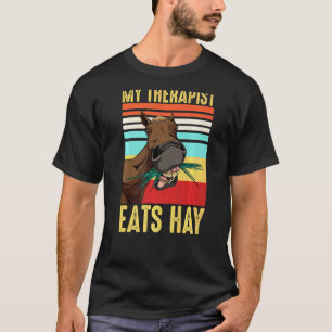 Pferd Therapeut Rennen Reiten Tier Pferd Rücken Ve T-Shirt