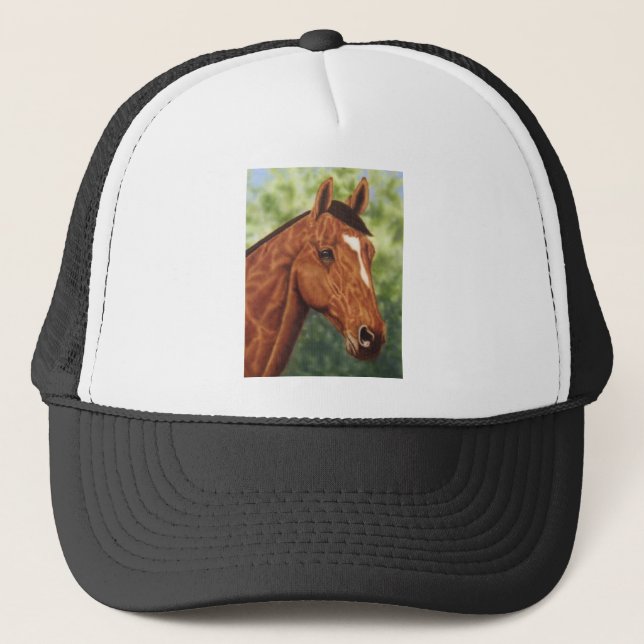 Pferd Truckerkappe (Vorderseite)