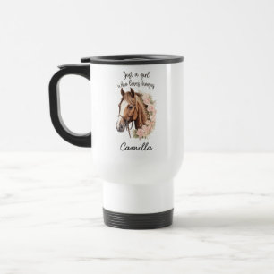 Pferd Tumbler Personalisierter Pferd Tumbler mit Reisebecher