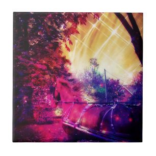 Pferd und Buggy, Raumbearbeitung Fliese