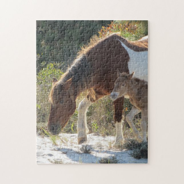 Pferd- und Foallaufnahmen Puzzle (Vertikal)