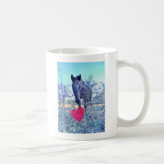 Pferd und Herz Kaffeetasse