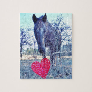 Pferd und Herz Puzzle