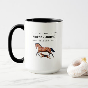 Pferd- und Jagdhund Delgany Tasse