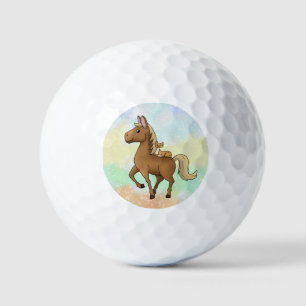 Pferd und Katze Golfball