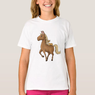 Pferd und Katze  T-Shirt