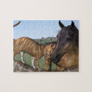 Pferd- und Katzenpuzzle - Liebe Thy Neigh-Purr Puzzle