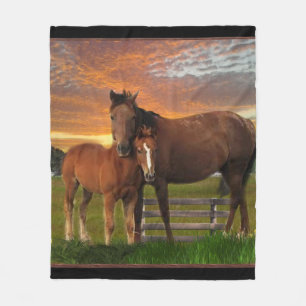 Pferd und Pony Fleecedecke