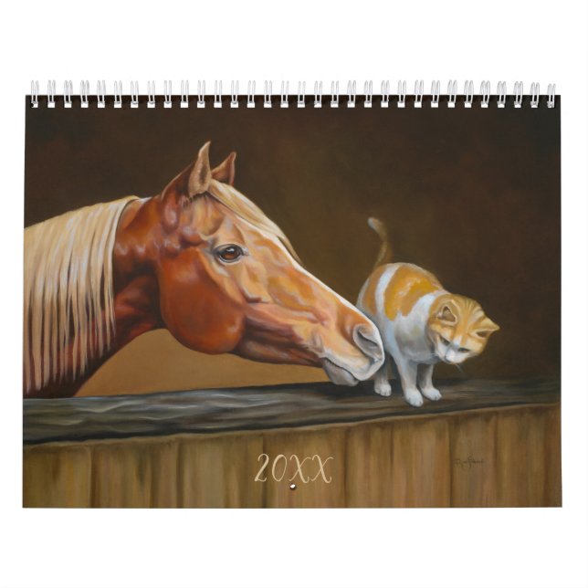 Pferd und Tier Art 2023 Kalender (Titelbild)
