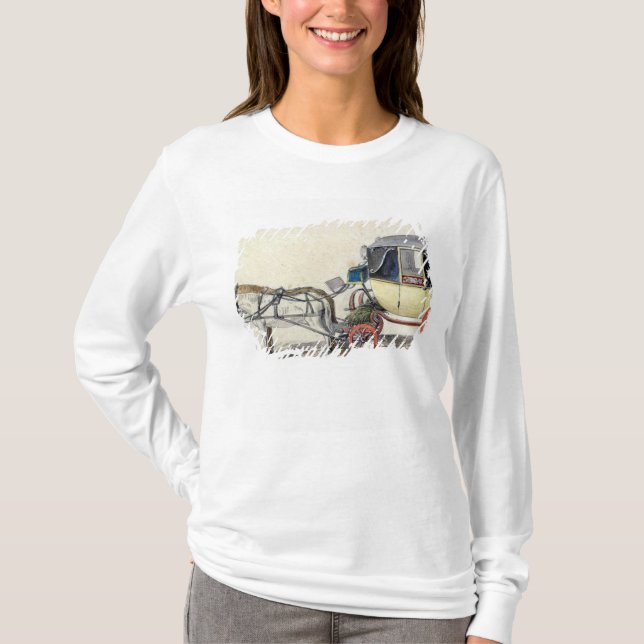 Pferd und Wagen, 1825 T-Shirt (Vorderseite)